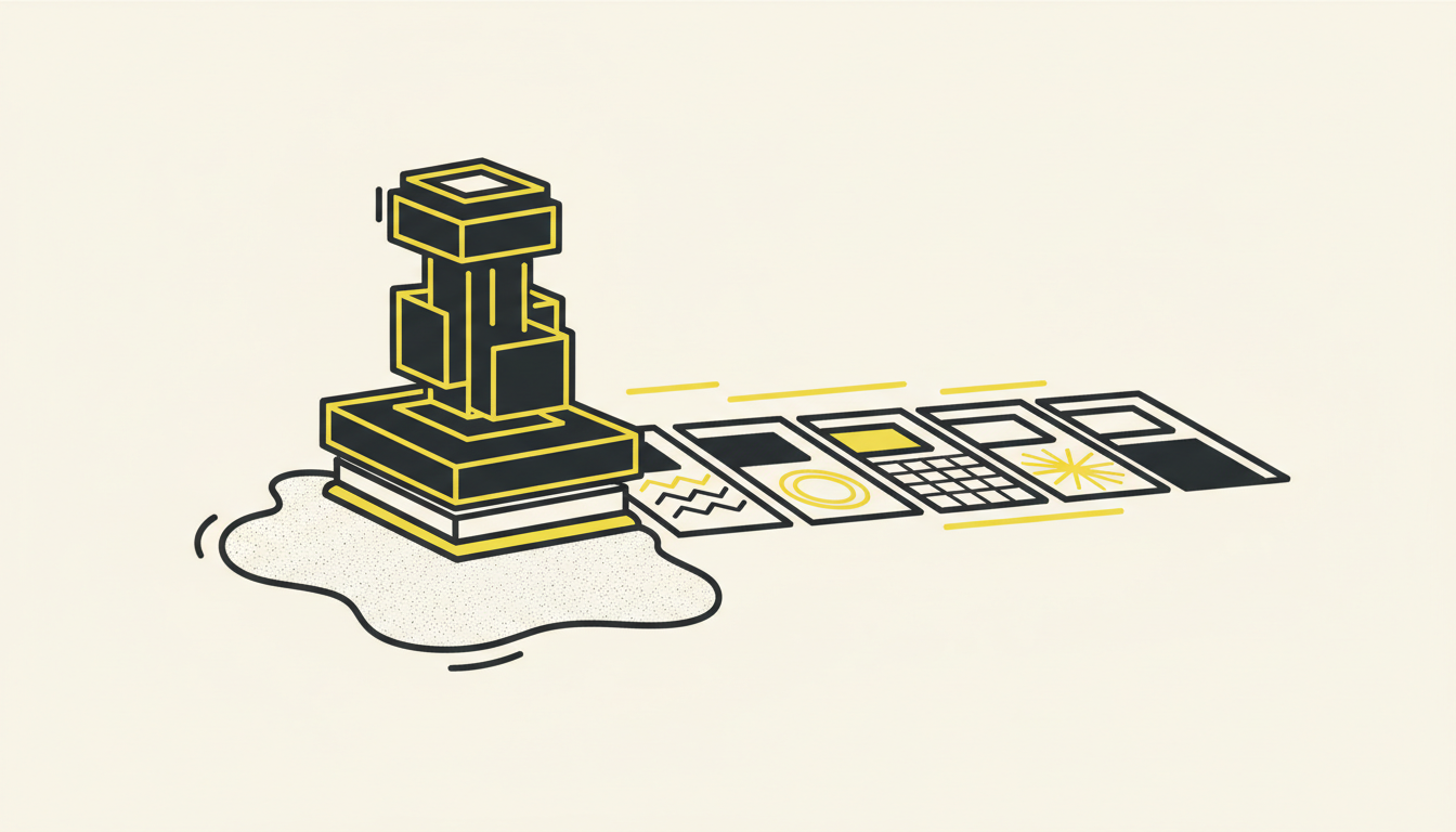 Cada pieza que tu equipo crea desde cero es tiempo que le robas a la estrategia