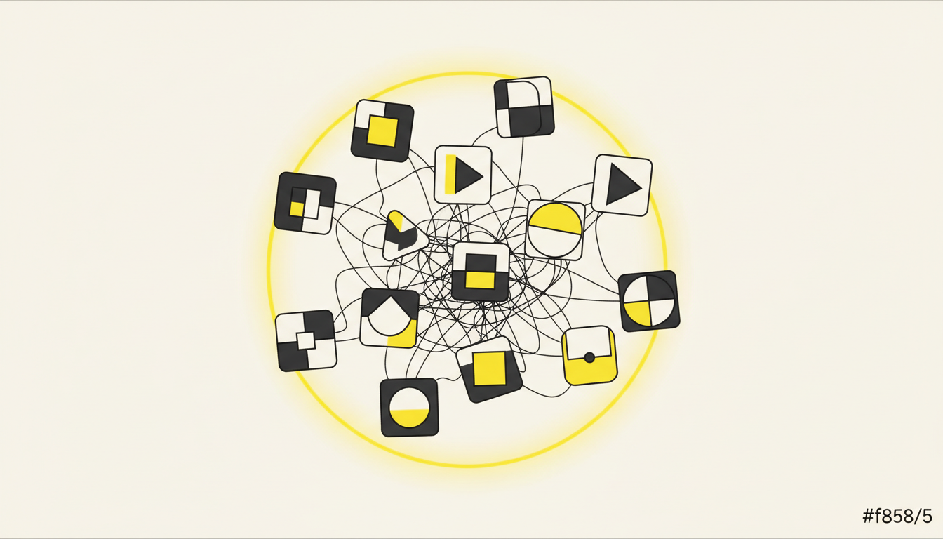 Tienes 12 herramientas de contenido. Y ninguna habla con las demás.